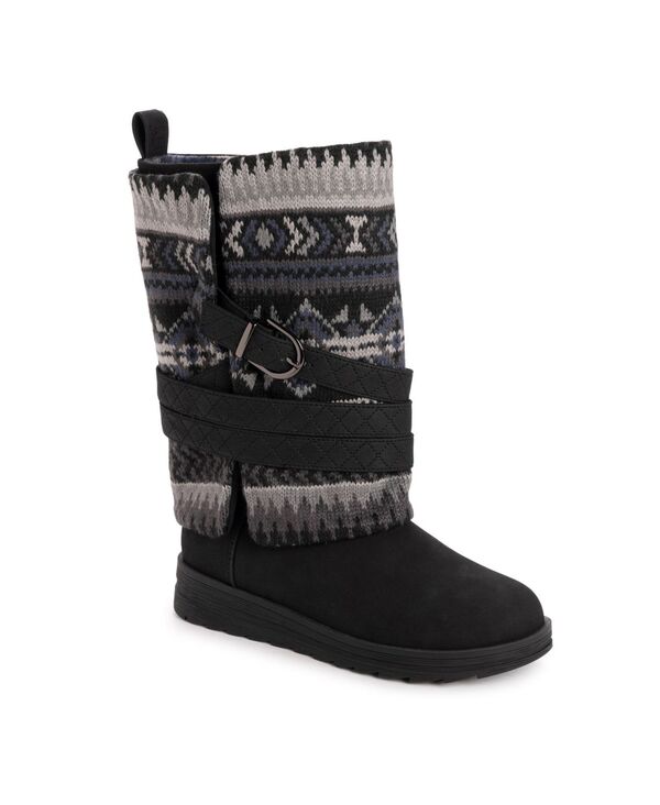 ムクルクス レディース シューズ ブーツ・レインブーツ MUK LUKS Women's Natalie Nikki Boots Ebony multi マルチカラー