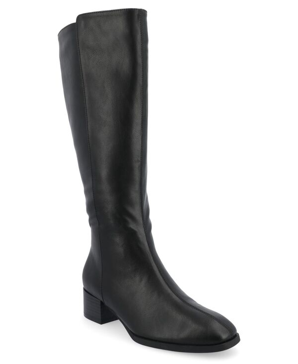 ジュルネ コレクション レディース シューズ ブーツ・レインブーツ Journee Collection Women's Devri Regular Wide Calf & Extra Wide Calf Knee High Boots Black ブラック｜ReVida 店