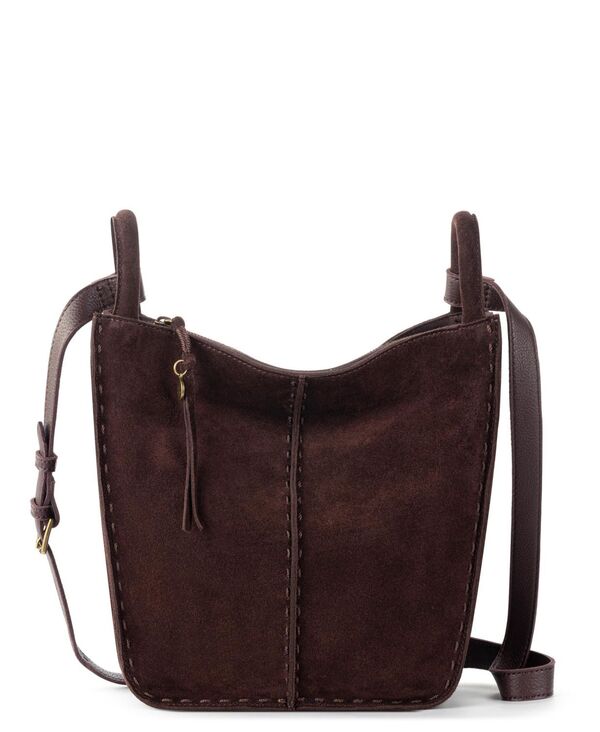 ザサック レディース バッグ レザー The Sak Los Feliz Leather Small Crossbody Bag Mahogany Suede
