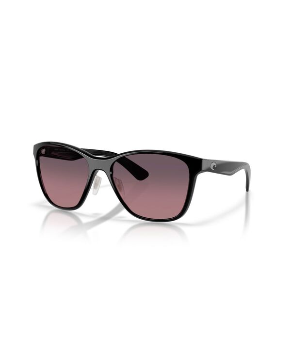コスタデルマール レディース 添え物 サングラス・アイウェア Costa Del Mar Women\u0027s Polarized Luna Nueva Sunglasses 6S9127 Black 黒いこと