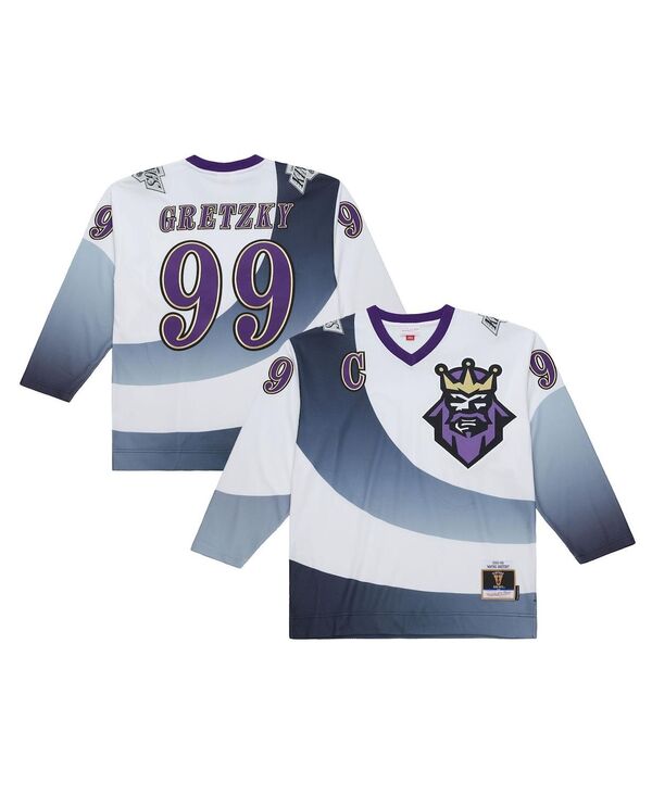ミッチェル&ネス メンズ トップス シャツ ジャージー Mitchell & Ness Men'sWayne Gretzky White Los Angeles Kings 1995-96 Power Play Jersey White ホワイト