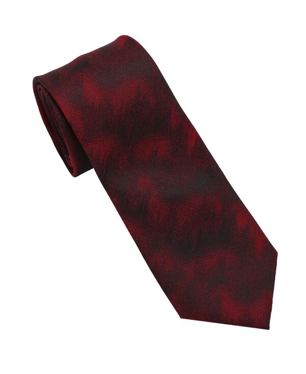 ダナ キャラン ニューヨーク メンズ アクセサリー ネクタイ DKNY Men'slim Design Tie Black Red ブラック