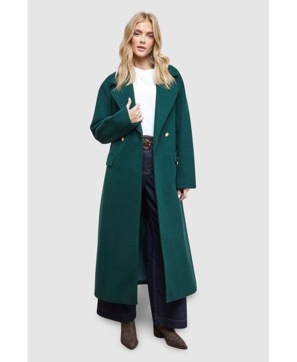 オアシス レディース アウター ジャケット・ブルゾン ミディ コート Oasis Women's Tie Belt Detail Midi Coat Forest フォレスト