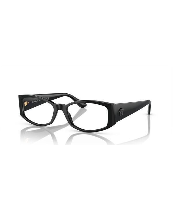 ヴェルサーチ レディース 佩び物 サングラス・アイウェア Versace Women\u0027s Eyeglasses VE3343 Black 黒いこと