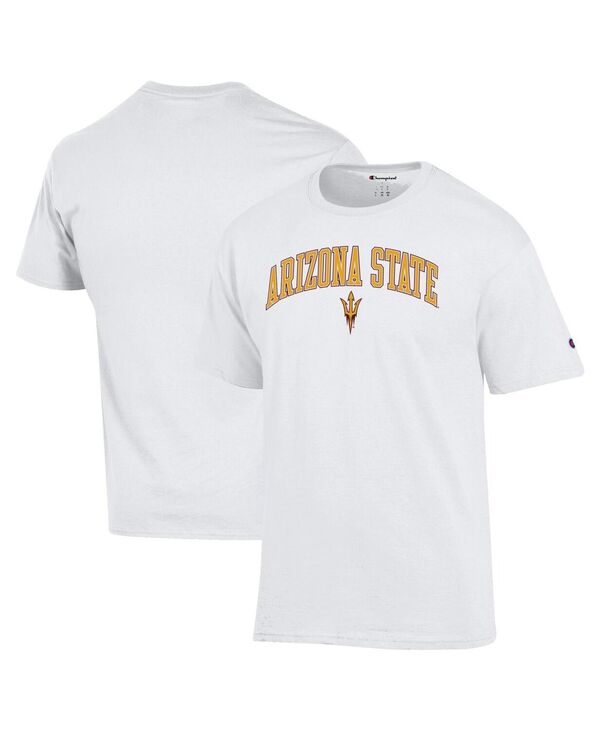 チャンピオン メンズ トップス Tシャツ ロゴ Champion Men'sWhite Arizona State Sun Devils Arched Logo T-Shirt White ホワイト 5,985円