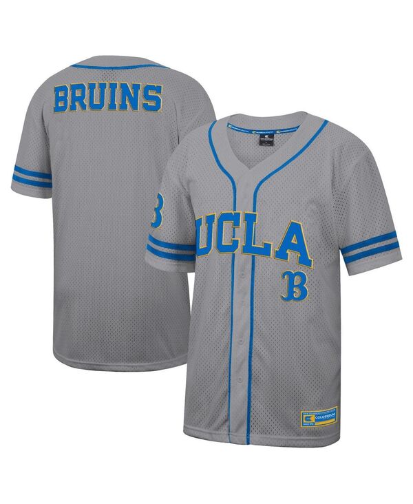 コロシアム メンズ トップス シャツ ジャージー Colosseumen's Gray UCLA Bruins Free Spirited Baseball Jersey Gray グレー｜ReVida 店