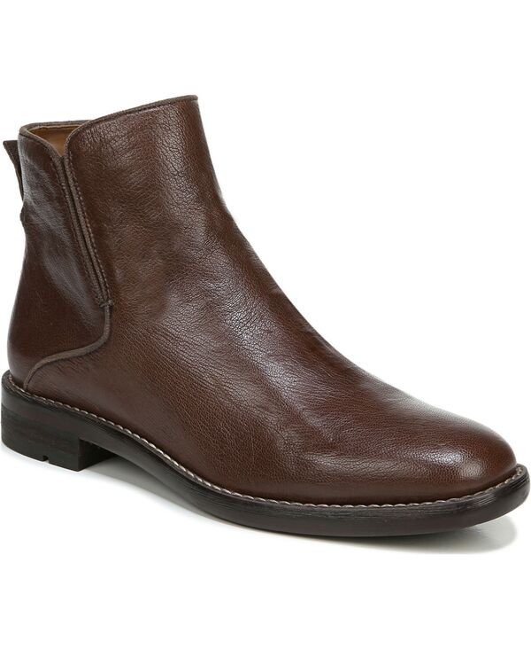 フランコサルト レディース シューズ ブーツ・レインブーツ Franco Sarto Women\u0027s Marcus Booties Brown Leather 赤銅色 その他-ブーツ-レディース靴