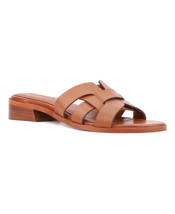 ビンテージファンドリー レディース シューズ パンプス サンダル Vintage Foundry Co Women's Lacy Flat Sandal Camel キャメル|ReVida 店