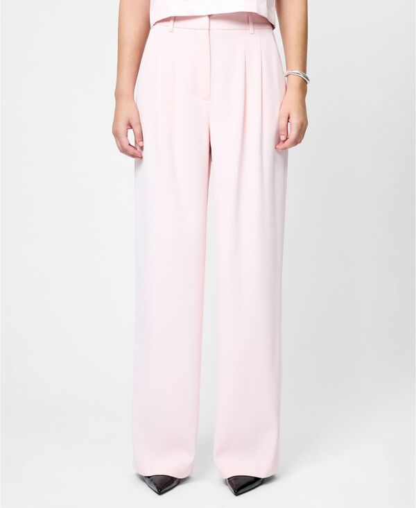フレンチコネクション レディース ボトムス カジュアルパンツ French Connection Women's Harrie Wide-Leg Suiting Pantsoft Blush ブラッシュ