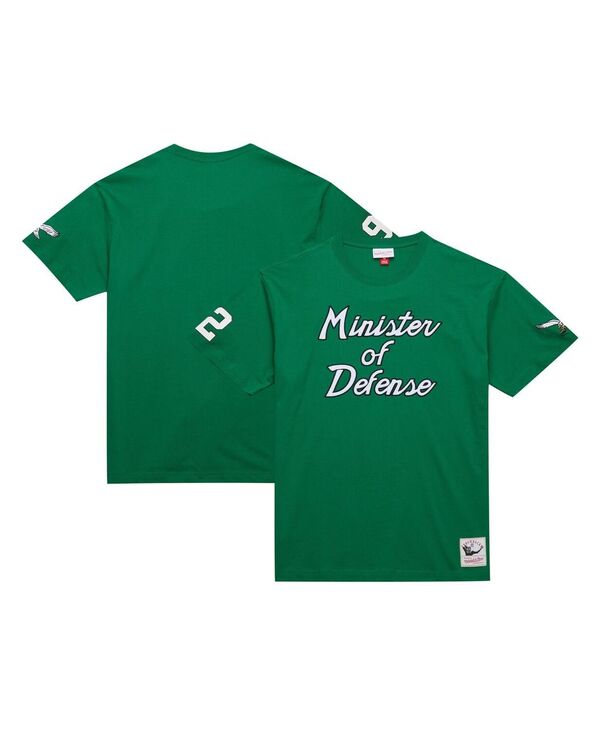 ミッチェル&ネス メンズ トップス Tシャツ Mitchell & Ness Men's Reggie White Kelly-Green Philadelphia Eagles Retired Player Nickname T-Shirt Kelly Green グリーン