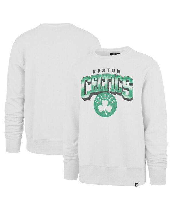47 ブランド メンズ アウター パーカー・スウェットール シャツ '47 Brand Men's Cream Boston Celtics Big Tall Spotlight Headline Pullover Sweatshirt Cream クリーム｜ReVida 店
