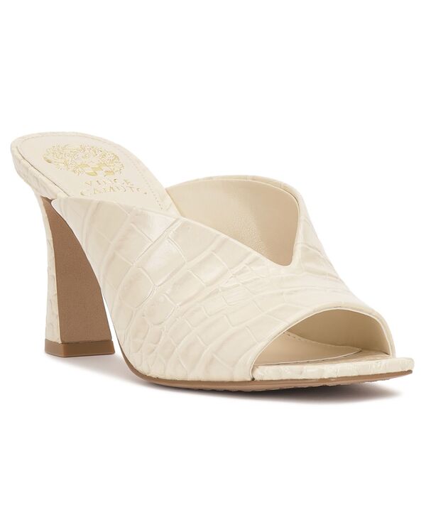 ヴィンスカムート レディース シューズ サンダル ヒール Vince Camuto Women's Galeni Higheel Sandals Creamy White Leather ホワイト