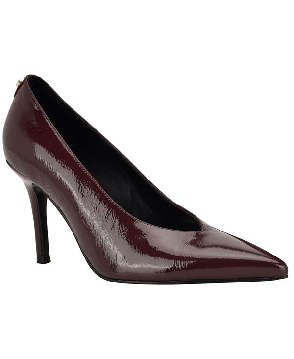 ゲス レディース シューズ パンプス GUESS Women's Prinda Vamp Stiletto Pumps Dark Red Leather レッド