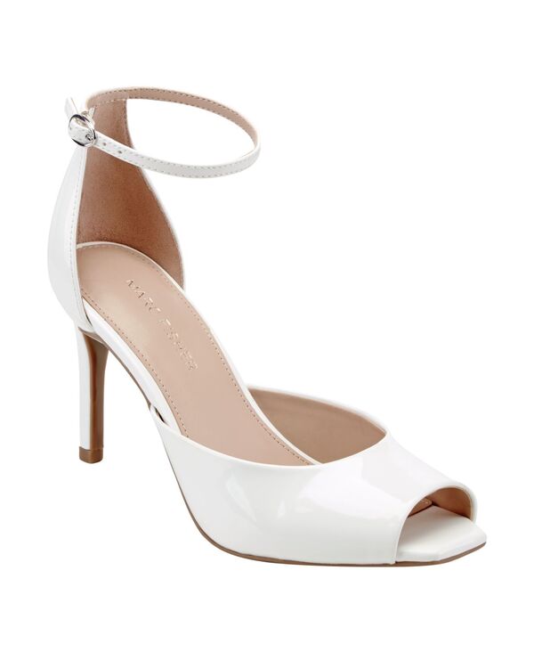 マークフィッシャー レディース シューズ パンプス ヒール Marc Fisher Women's Veni Stiletto Heel Dress Pumps White Patent ホワイト
