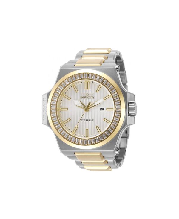 インビクタ メンズ アクセサリー 腕時計 Invicta Men's 49134 Akula Quartz PC32 Metal Dial Watch Gold steel ゴールド