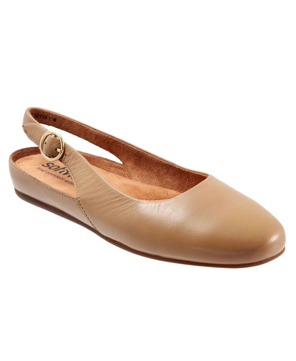 ソフトウォーク レディース シューズ パンプス SoftWalk Sandy Flat Beige ベージュ