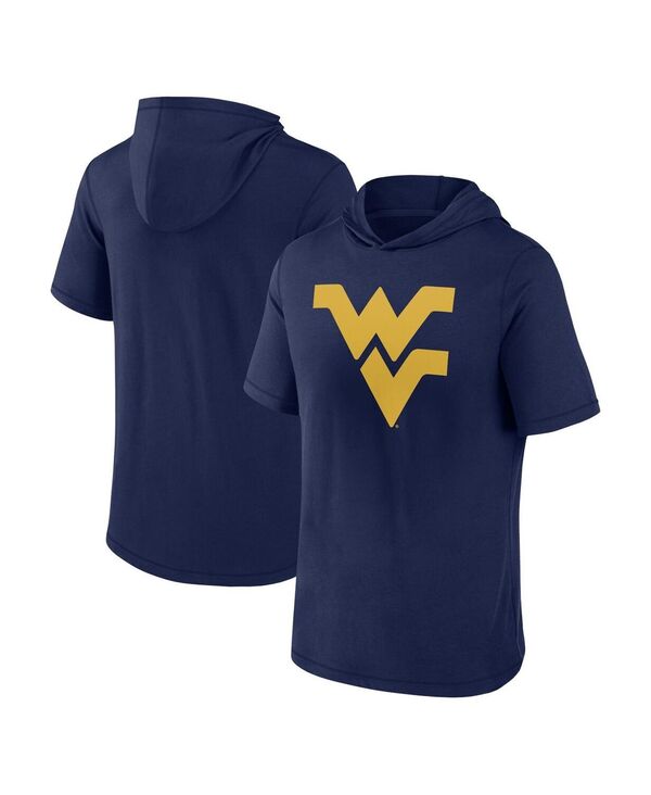ファナティクス メンズ トップス Tシャツ ロゴ パーカー Fanatics Men's Navy West Virginia Mountaineers Primary Logo Hoodie T-shirt Navy ネイビー 10,485円