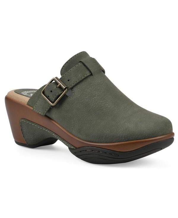 ホワイトマウンテン レディース シューズ サンダル White Mountain Women's Viewed Slip-on Clogs Olive オリーブ