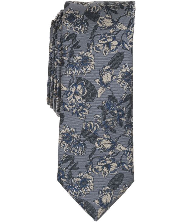 バースリー メンズ アクセサリー ネクタイ フラワー柄 フラワー Bar III Men'soho Floral Tie Grey グレー｜ReVida 店
