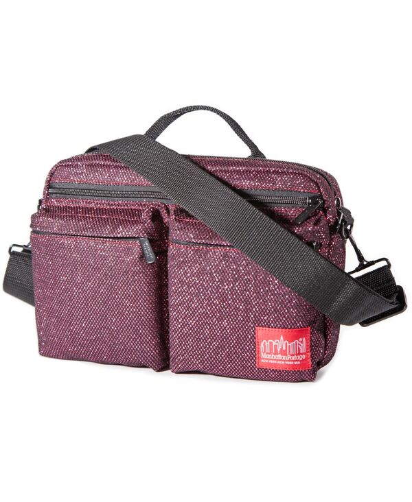 マンハッタンポーテージ レディース バッグ Manhattan Portage Albany Midnight Shoulder Bag Burgundy バーガンディ|ReVida 店