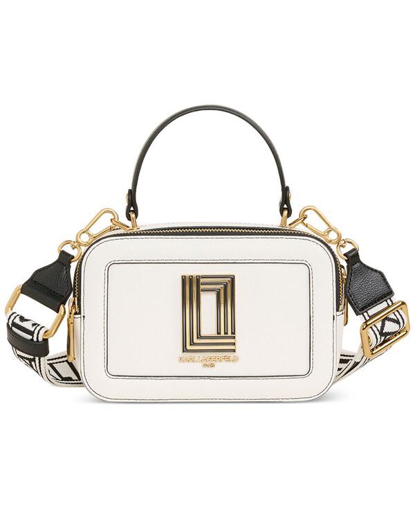カール ラガーフェルド レディース バッグ KARLAGERFELD PARISimone Camera Small Crossbody Bag Winter White ホワイト