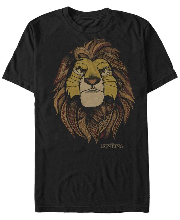 フィフスサン メンズ トップス Tシャツ Fifth Sun Disney Men's Lion King Noble Simba Short Sleeve T-Shirt Black ブラック