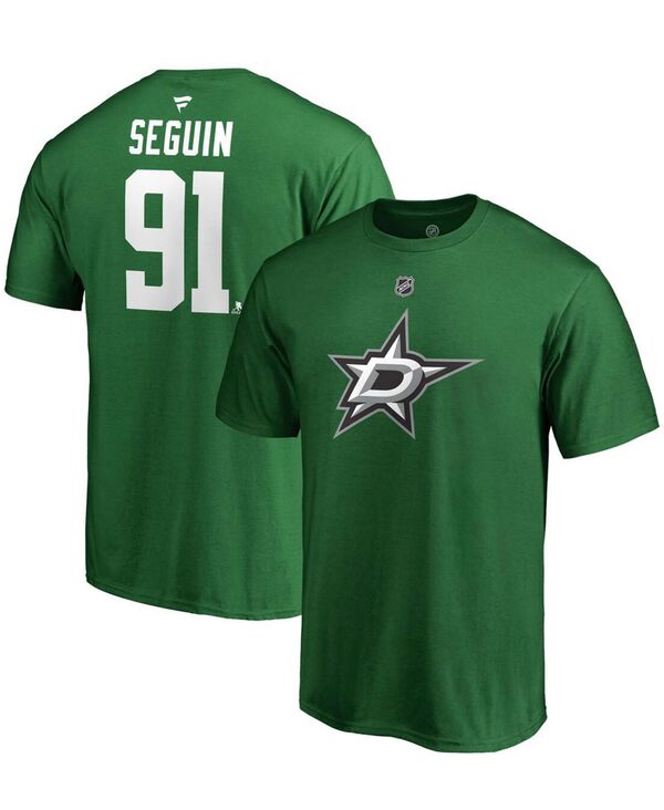 ファナティクス メンズ トップス Tシャツ Fanatics Men's Tyler Seguin Kelly Green Dallastars Team Authentic Stack Name and Number T-shirt Kelly Green グリーン 9,995円
