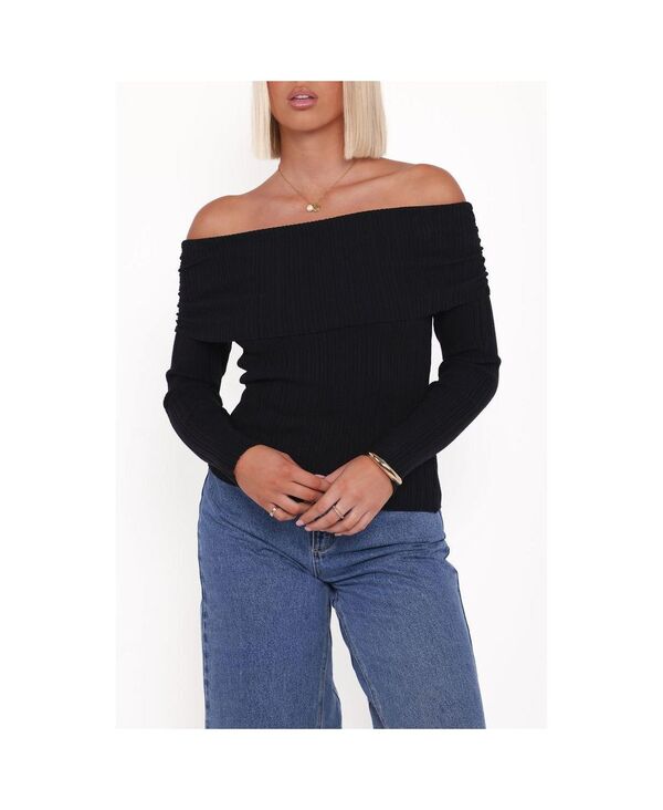 Petal and Pup レディース トップス シャツ ニット Petal and Pup Women's Junia Tie Backnitop Black ブラック｜ReVida 店