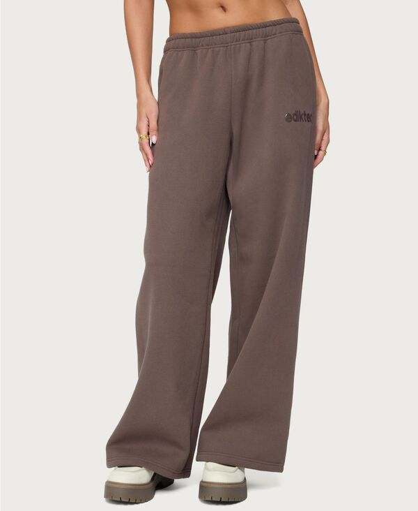 アディクテッド レディース ボトムス カジュアルパンツ スウェットパンツ Edikted Women's Be Sweatpants Brown ブラウン