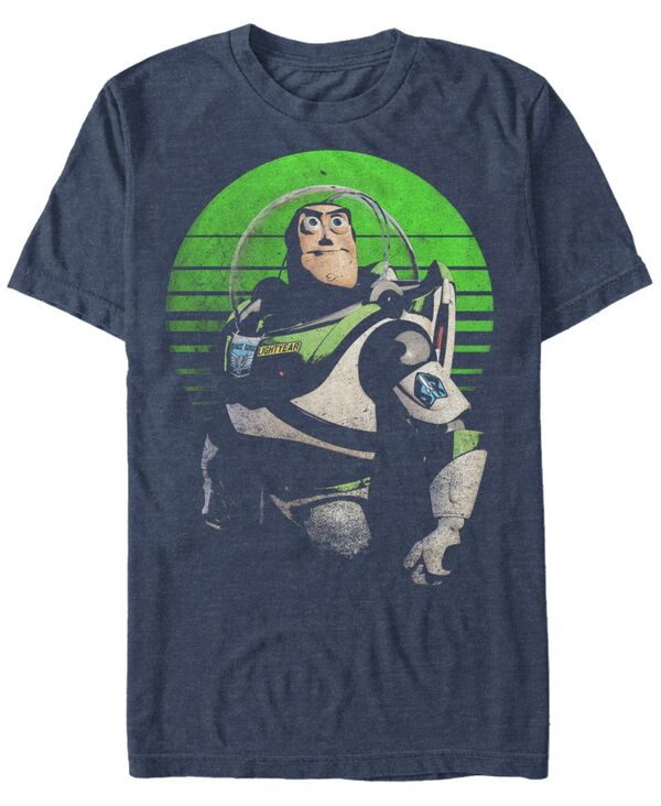 フィフスサン メンズ トップス Tシャツ Fifth Sun Disney Pixar Men's Toy Story Buzz Sight on Starshort Sleeve T-Shirt Navy Heath ネイビー