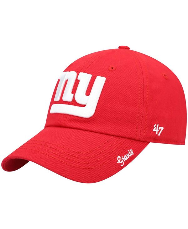 47 ブランド レディース アクセサリー 帽子 '47 Brand Women's Red New York Giants Miata Clean Up Secondary Adjustable Hat Red レッド