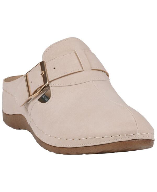 ジーシーシューズ レディース サンダル GC Shoes Women's Pippen Slip-On Clogs Natural