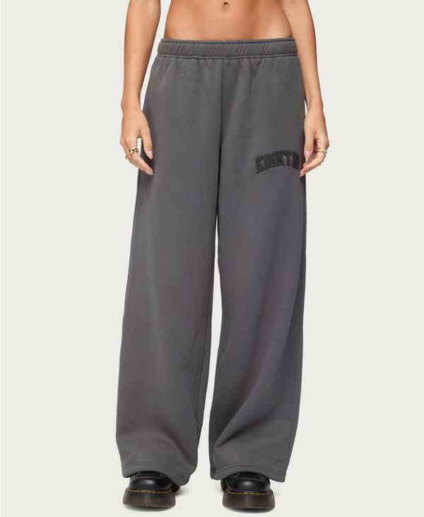アディクテッド レディース ボトムス カジュアルパンツ スウェットパンツ Edikted Women's To You Sweatpants Dark-gray グレー