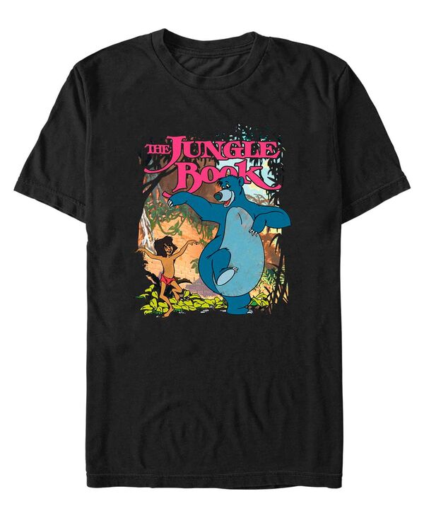 フィフスサン メンズ トップス Tシャツ Fifth Sun Men's Jungle Book Friends Dance Short Sleeve T-shirt Black ブラック