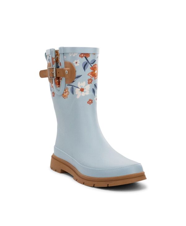 ウエスタンチーフ レディース シューズ ブーツ・レインブーツ Western Chief Women Meadow Mist Mid Rain Boot Blue ブルー