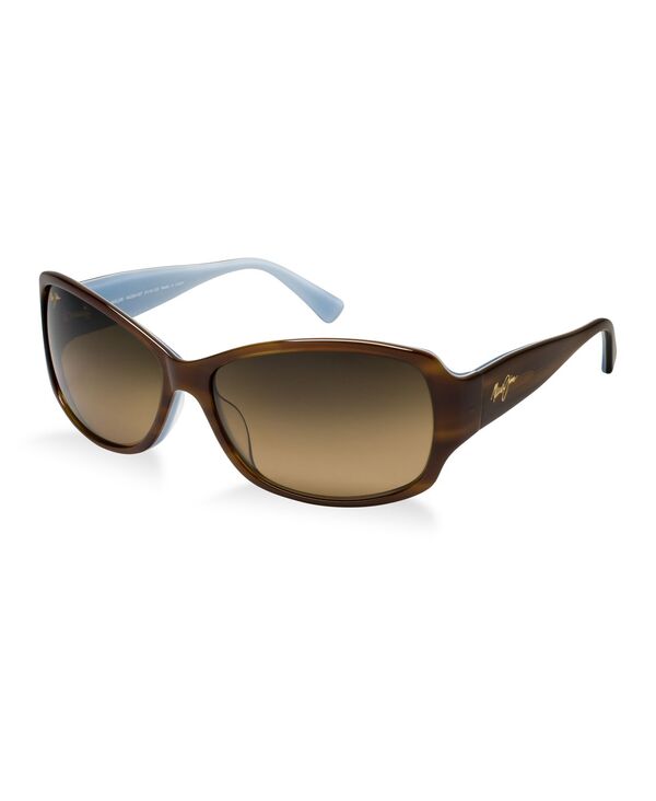 マウイジム レディース アクセサリー サングラス・アイウェア Maui Jim Polarized Nalani Sunglasses 295 TORTOISE BLUE/BRONZE MIR POL ブルー