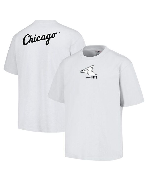 プレジャーズ メンズ トップス Tシャツ PLEASURES Men's White Chicago White Sox Mascot-shirt White ホワイト