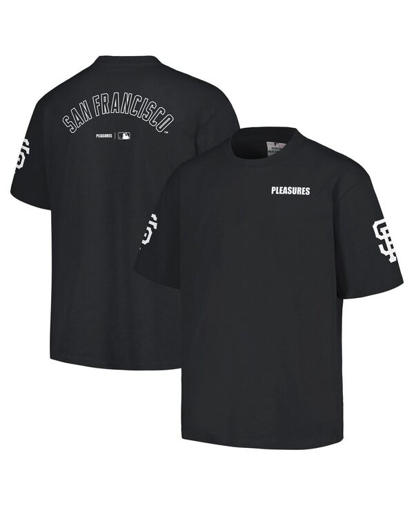 プレジャーズ メンズ トップス Tシャツ PLEASURES Men's Black San Francisco Giants Team T-shirt Black ブラック
