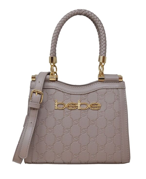 ベベ レディース バッグ ミニ Bebe Celia Mini Satchel Crossbody Bag Dusty Rose｜ReVida 店