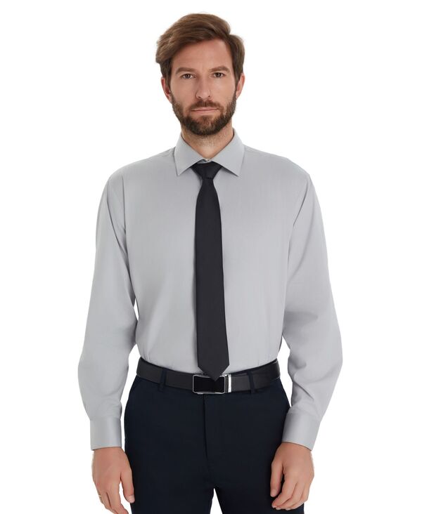 アルファニ メンズ トップス プルオーバー Alfani Men\u0027solid Regular-Fit Dresshirt Misty Harbor