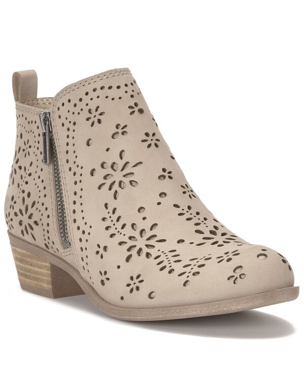 ラッキーブランド レディース シューズ ブーツ・レインブーツ アンクル Lucky Brand Women's Basel Perforated Ankle Bootiesmoke Gray Nubuck グレー