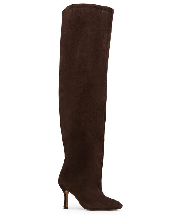 スティーブ マデン レディース シューズ ブーツ・レインブーツ Steve Madden Women's Allison Stovepipe Over-The-Knee Round Toe Dress Boots Brown Suede ブラウン｜ReVida 店