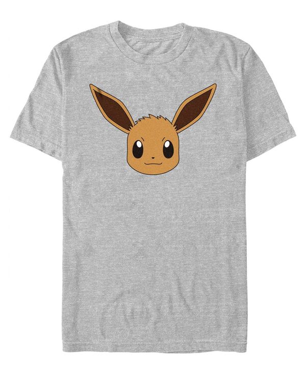 フィフスサン メンズ トップス Tシャツ Fifth Sun Men's Pokemon Eevee Face Short Sleeve T-shirt Athletic Heather ヘザー