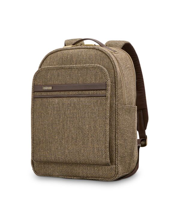 ハート型マン レディース 御徒面子 うしろ側容器に並べる・背嚢 ツィード Hartmann Tweed Travel Backpack Tweed/ Naturaleather