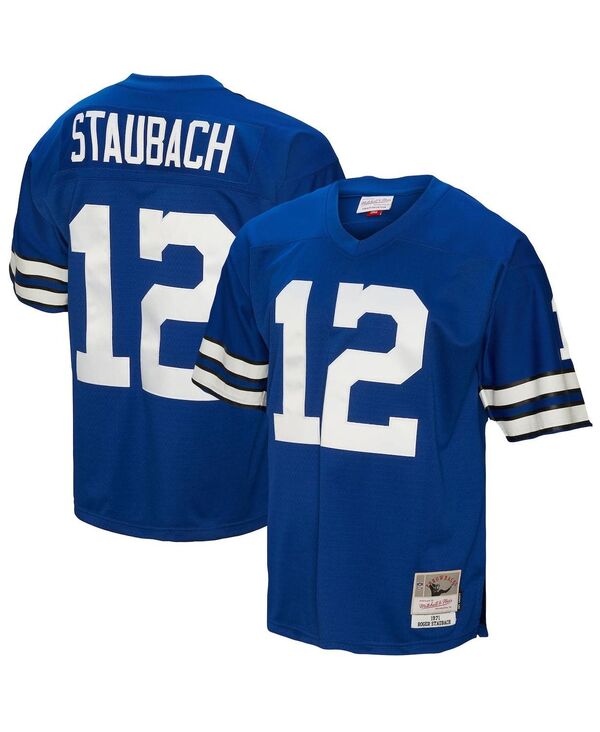 ミッチェル&ネス メンズ トップス シャツ ジャージー Mitchell & Ness Men's Roger Staubach Royal Dallas Cowboys 1971 Legacy Replica Jersey Royal