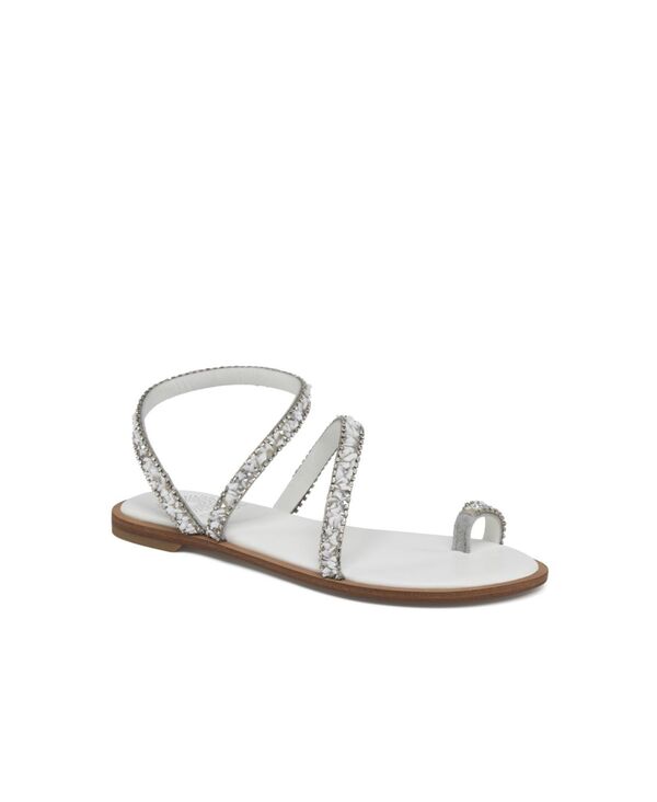 グレース レディース シューズ サンダル Grace POSITANO Sandal White leather ホワイト｜ReVida 店