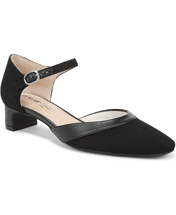 ライフストライド レディース シューズ パンプス LifeStride Women's Leighton Snip Toe Dress Pumps Black Microsuede ブラック