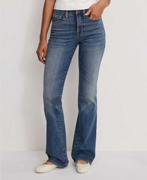 グッドアメリカン レディース ボトムス デニムパンツ スリムフィット ブーツカット ブーツ ジーンズ Good American Women's Classic Slim Fit Bootcut Jeans Indigo インディゴ
