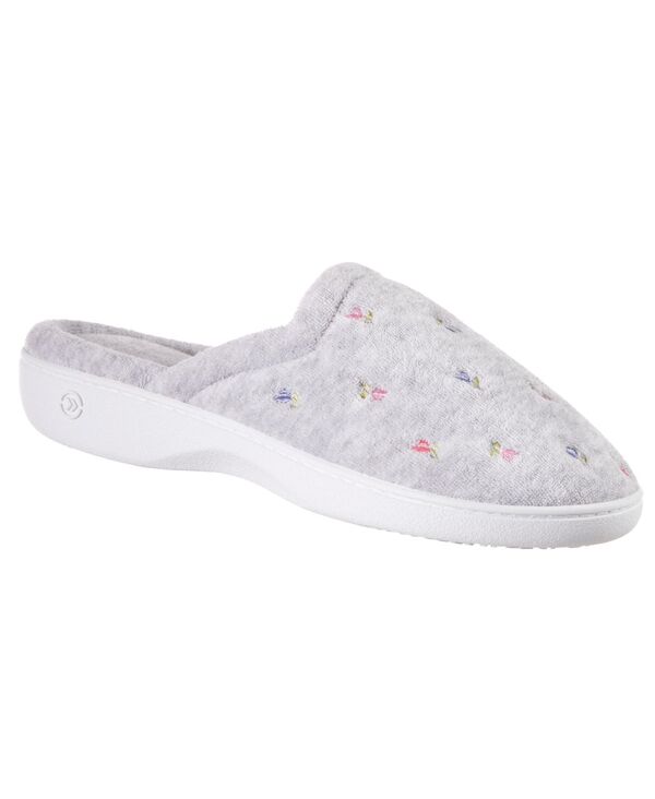 アイソトナー レディース シューズ サンダル 刺繍 Isotoner Signature Women'secret Solembroidered Clog Slippers Heather ヘザー