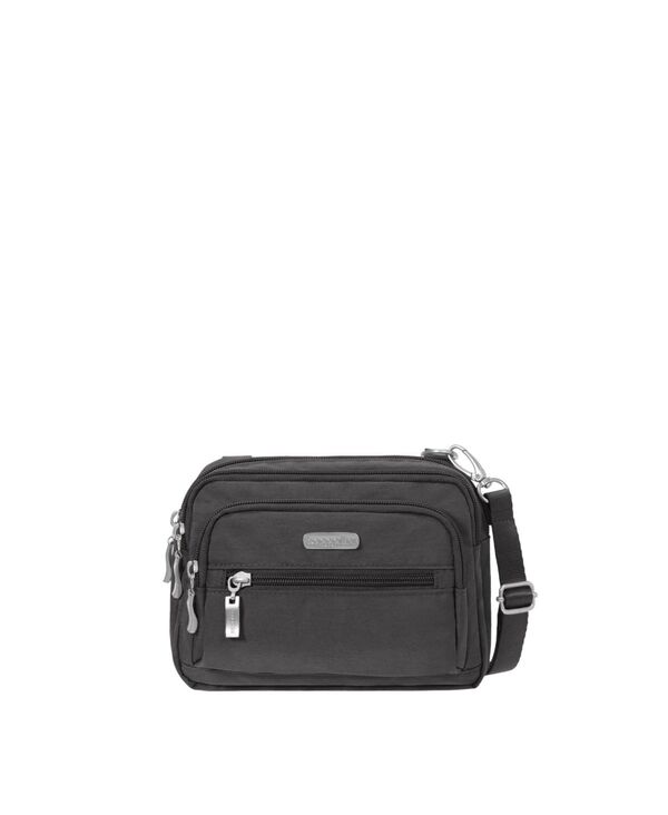バッガリーニ レディース バッグ Baggallini Triple Zip Women\'s Crossbody Bag Charcoal チャコール